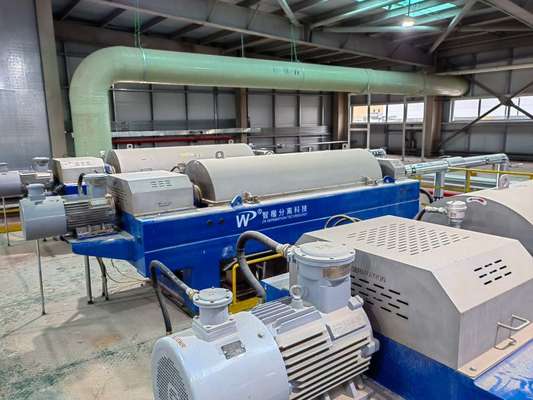 Compact Oil Sludge Decanter Centrifuge: 3-5m³/h, 4000RPM | ZK SEPARATION​​